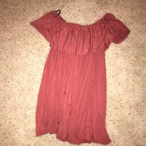 Off the shoulder dress! (no stains!! worn once!)